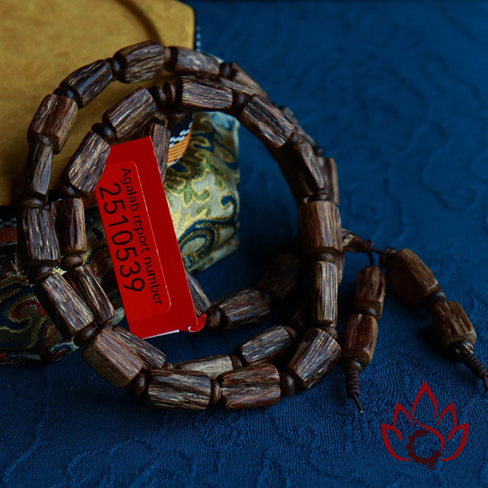 Vòng Trầm Hương Trúc Thô | Quấn 3 Vòng | Trầm Kiến Tự Nhiên